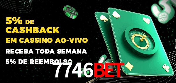 Promoções do cassino ao Vivo 7746bet